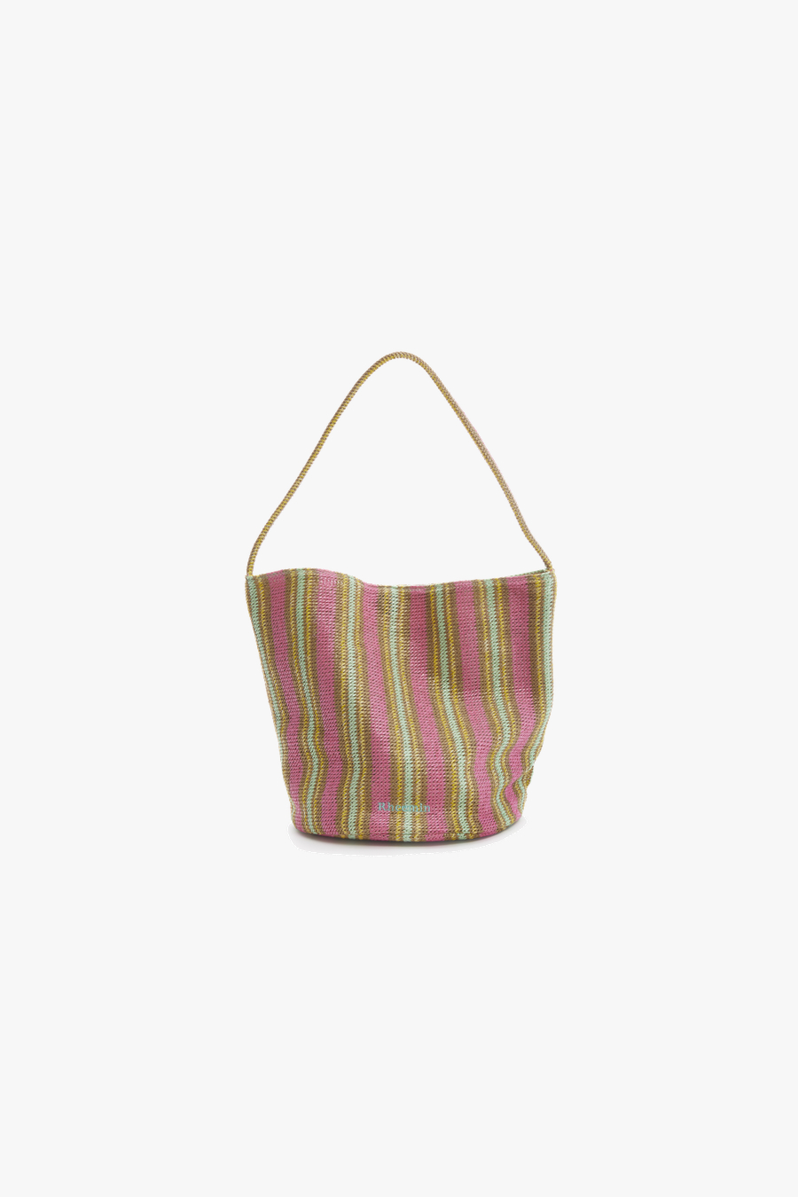 [2nd PRE-ORDER] ORIEN RATTAN STRIPE - PINK+MINT Stripe (LARGE) - (5월11일 예약 배송)